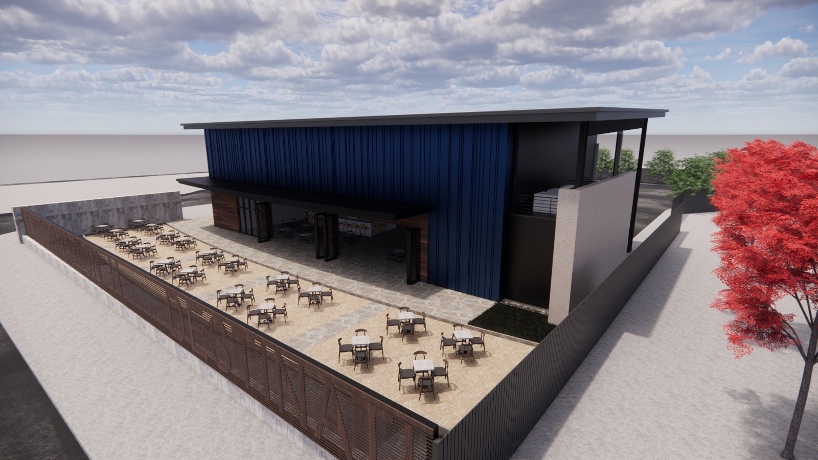 Concept rendering of Destination H exterior